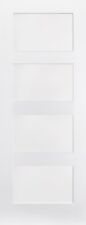 LPD Internal White Primed Shaker 4 Panels Solid Core Doors