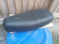 VESPA PX LML BLACK DUAL SEAT SADDLE FOR SPARES/REPAIRS IN USED CONDITION