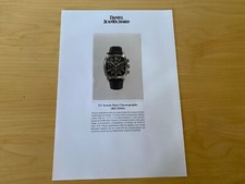 Daniel Jeanrichard Press Release - TV Screen Maxi Chronograph Ref. 25016