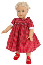 FRILLY LILY RED HAND SMOCKED