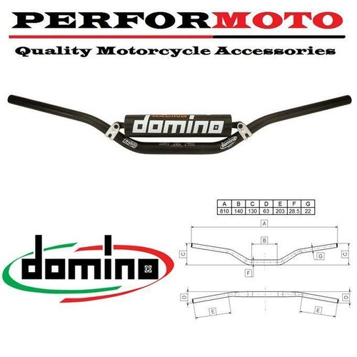 Domino black hrb medium bend - hrb,