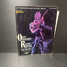 Ozzy - Randy Rhoads Tribute Guitar Tab book