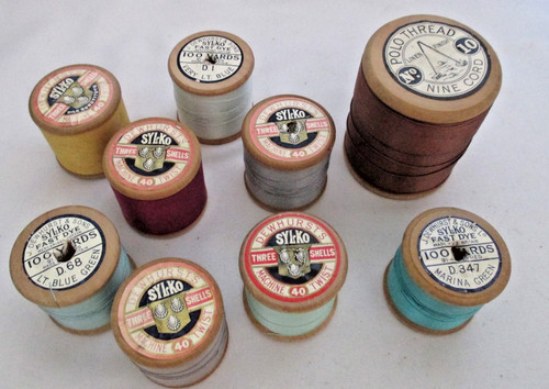 Wooden cotton reels with - wooden,
