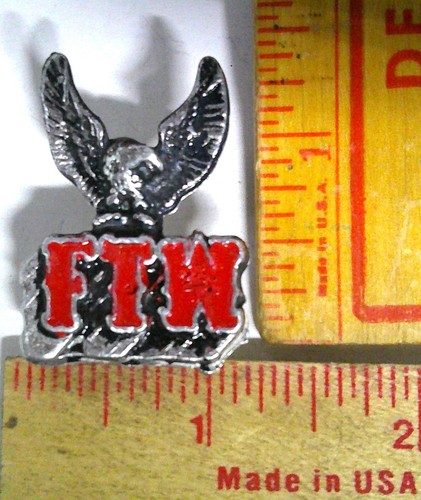 Ftw pin vintage collectible - pin,