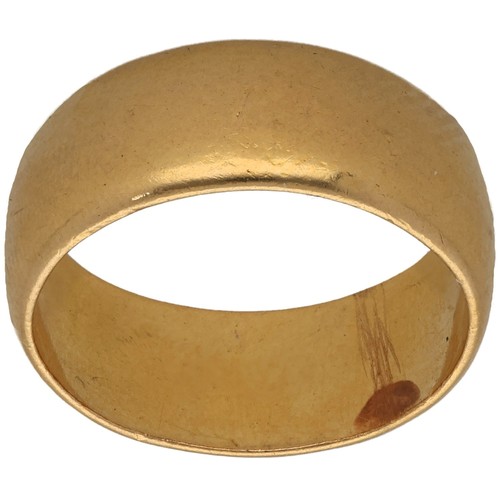 22ct gold ring 55g wedding - 22ct,