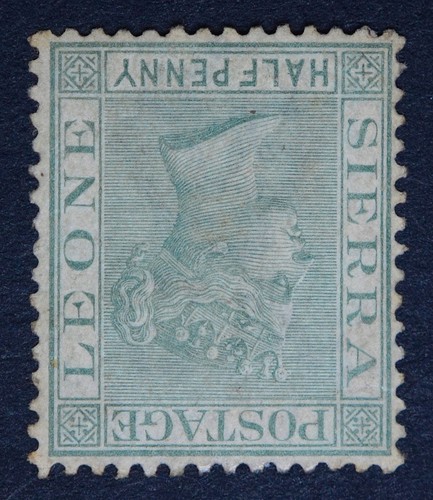 Sierra leone sg27w 1884 d - 1884, ½d