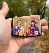 Diptych icon of Jesus Christ