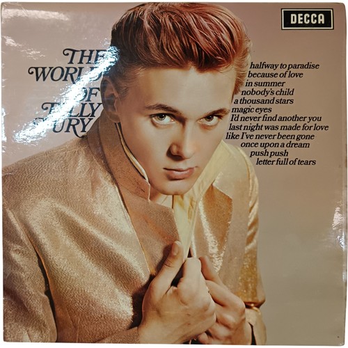 The world billy fury vinyl - of,