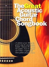 The Great Acoustic Guitar Chord Songbook Paperback Book The Cheap Fast Free Post