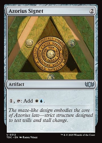 Mtg azorius signet - [mtg], (0312)