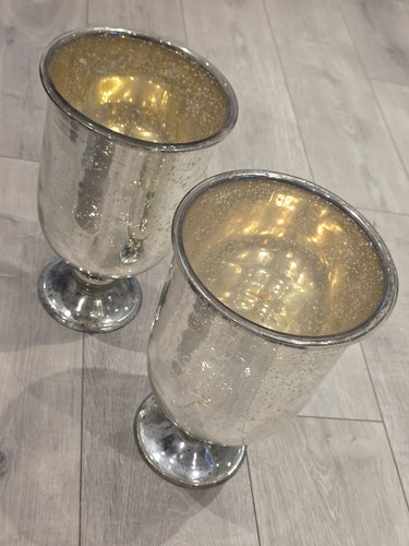 Pair mercury glass - pair, of