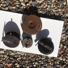 Old wooden And Bakelite Fishing Reels