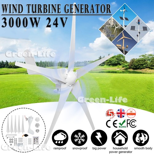 3000w wind turbine - wind, blades
