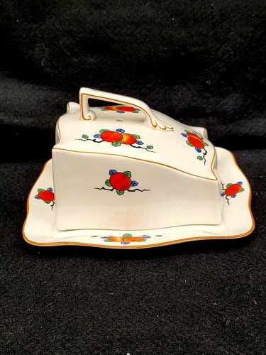 Vtg crown ducal ware orange - vtg,