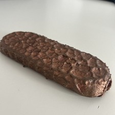 849g Copper Bar Dragon Style Textured Bullion Ingot – Hand-Finished Collectable