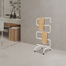 S-Shaped Heated Towel Rack