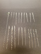 Vintage Hand Blown Glass Icicles X20 Different Sizes And Designs Christmas Dec's