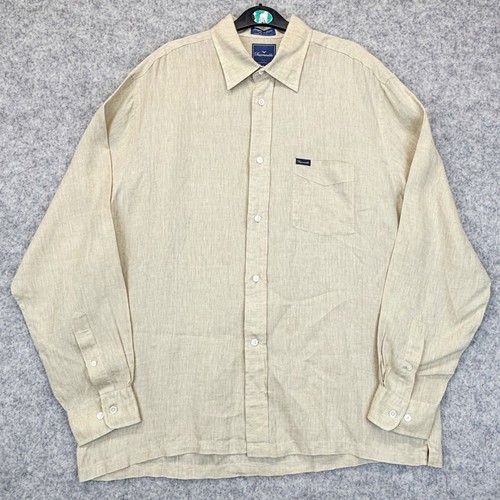 Faconnable 100 linen shirt - 100%,