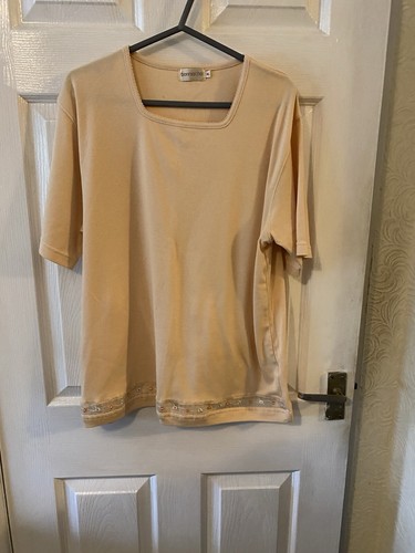Ladies shirt peach size - ladies,