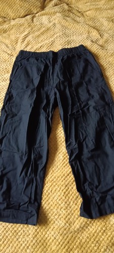 Women cropped trousers wide - cropped,