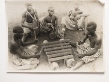 Balafon Marimba Wooden Xylophone Musicians Africa c1950s Photo
