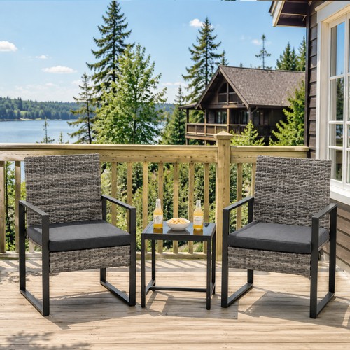 3piece rattan bistro - rattan, set