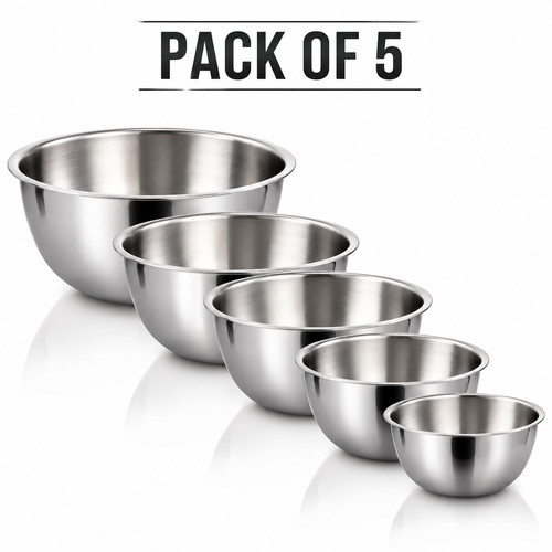 Stainless steel colander set - stainless,