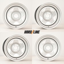 4x 15" x 8 steel wheels fit 89-05 Mazda  MX5 NA NB Hardline TYPE-5 4x100 ET0