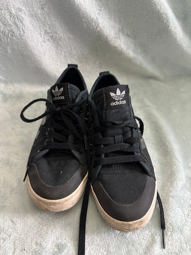 Adidas nizza trainer black uk5 - adidas,