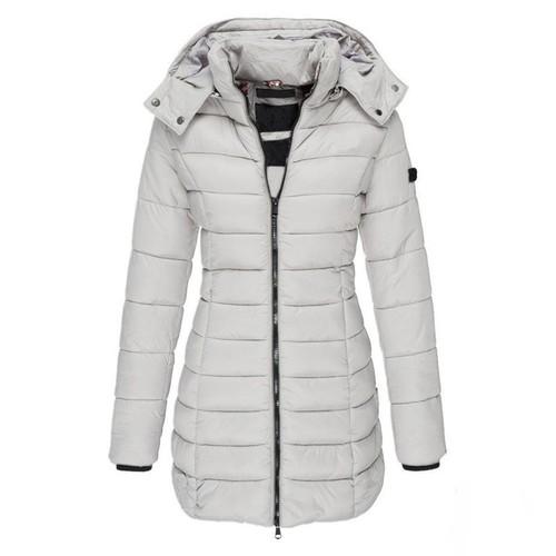 Womens winter long puffer coat - long,