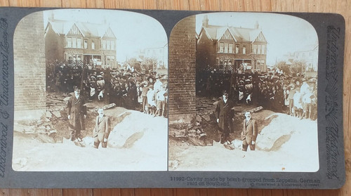 Ww1 stereoview card - ww1,
