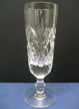 Royal Brierley Braemar Cut Pattern Crystal Champagne Flute 6 7/8"- Signed Base