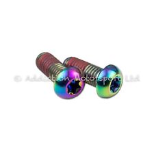 Ducati 1299, S, R Panigale Rainbow Titanium Rear Brake Caliper Mounting Screws