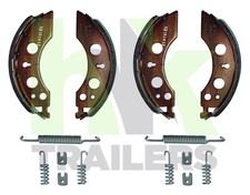 200 x 50mm ALKO Brake Shoe Set, 8", Trailer Drum Brakes, Caravan, 200x50 springs