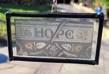 Stained Glass sun catcher Hope