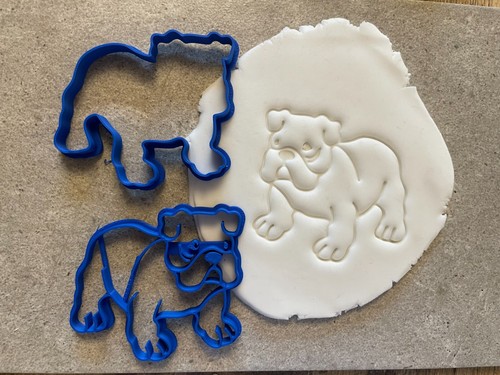 English bulldog cookie cutter - bulldog,