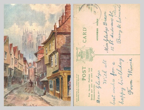 Vintage postcard the - vintage,