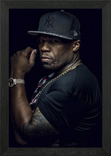 50 Cent Portrait with Gold