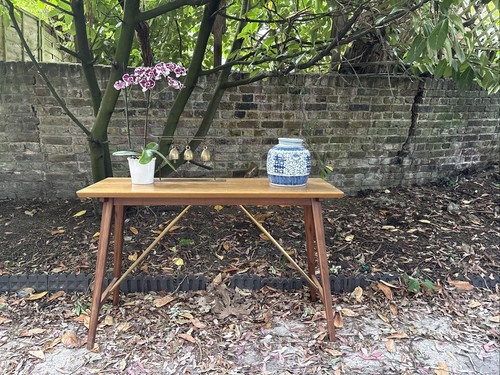 Solid wooden hall - , table