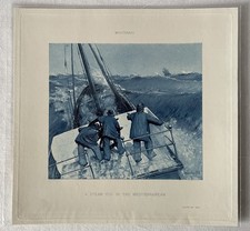 Antique MONTENARD STEAM TUG MEDITERRANEAN Early 20th C Photogravure Salon 1891