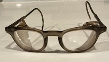Vintage Pair Of Machinist Wired Safety Glasses Halloween Steampunk