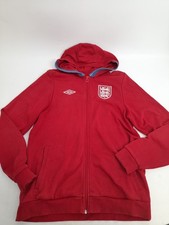 Umbro England Hooded Zipped Jacket UK Size XL Vintage
