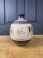 Priddoe's Studio Pottery Paignton Devon Port Vase/vessel, Vintage Pottery