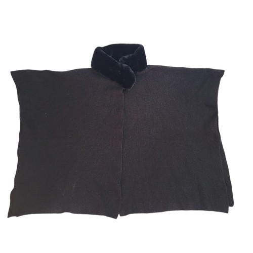 Black wool short sleeve - short,