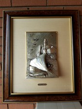Superb large silver painting
