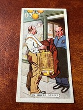 Ardath Cigarette Card, Figures Of Speech 1936, "In Queer Street" #25