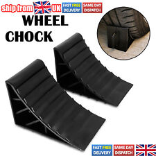 CAR CARAVAN TRUCK VAN TRAILER MOTORHOME WHEEL CHOCKS BLOCKS HEAVY DUTY SET