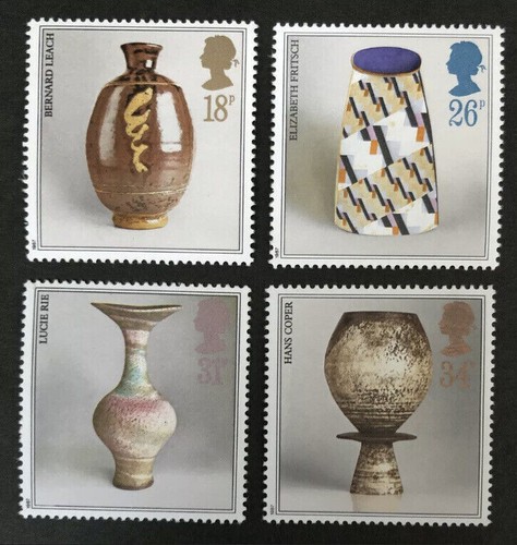 1987 studio pottery set sg - pottery,