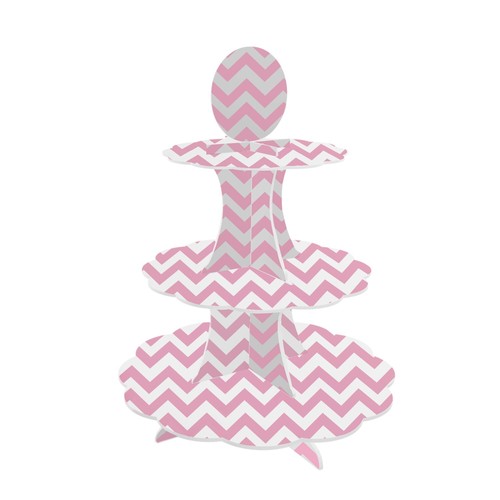Tier cake stand - 3, zigzag