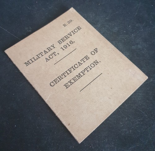 Ww1 british certificate - ww1,
